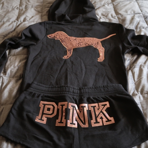 Pink bling dog hoodie - Picture 6 of 7